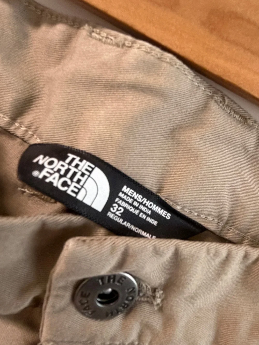 THE NORTH FACE Men’s 32R Khaki Stretch 5 Pocket Pants Cotton Sorona Straight Leg